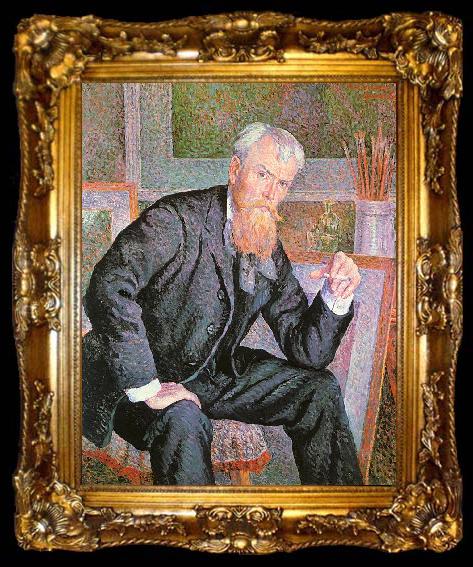framed  Luce, Maximilien Portrait of Henri Edmond Cross, ta009-2